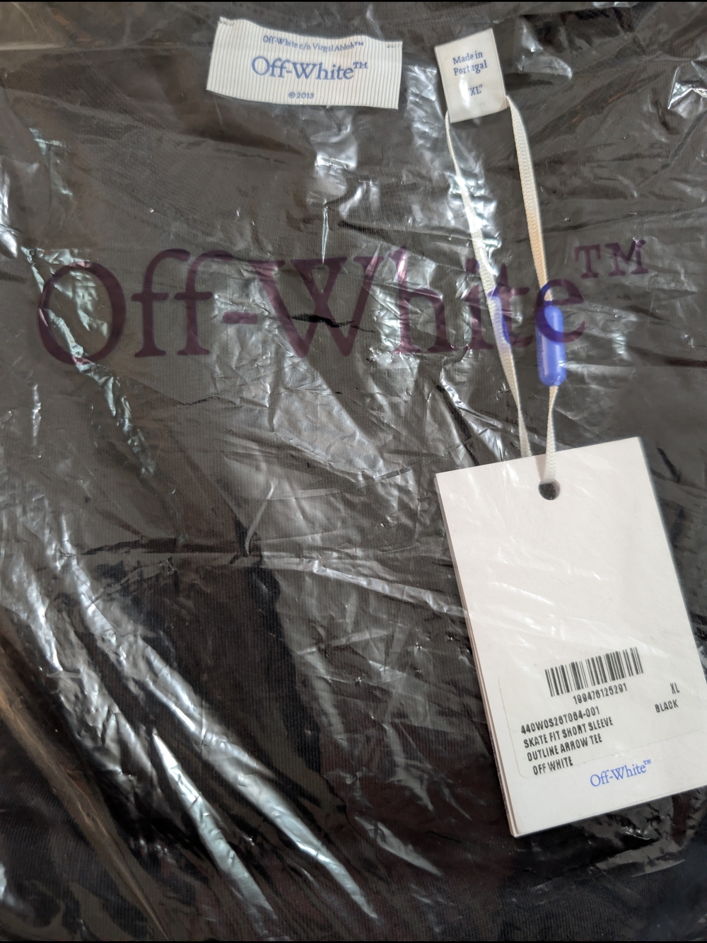 Off-White Black Logo Tee